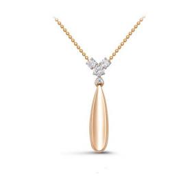 Золотое колье КЮЗ Del'ta D071139 с фианитом D071139 фото