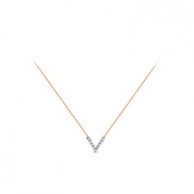 D072056 Колье Золото 585° (красное) D072056 фото