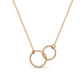 Золотое колье КЮЗ Del'ta D074054 с фианитом D074054 фото