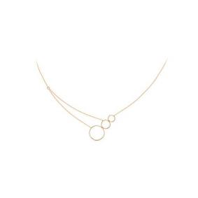 Золотое колье КЮЗ Del'ta D074064 с фианитом D074064 фото