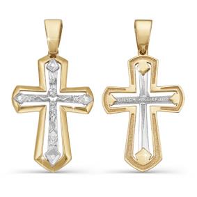 Золотая подвеска КЮЗ Del'ta D080080 с фианитом D080080 фото