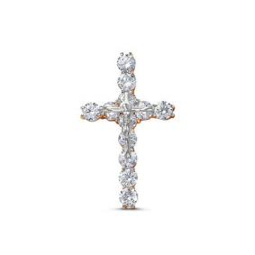 Золотая подвеска КЮЗ Del'ta D0801125 с фианитом D0801125 фото