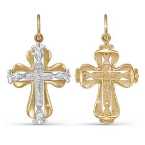 Золотая подвеска КЮЗ Del'ta D080130 с фианитом D080130 фото