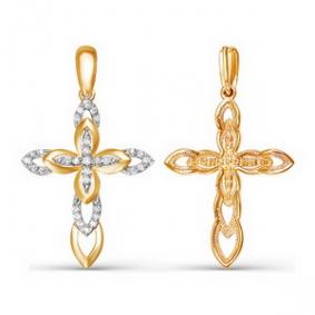 Золотая подвеска КЮЗ Del'ta D080195 D080195 фото