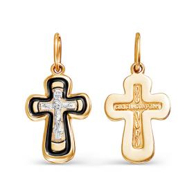 Золотая подвеска КЮЗ Del'ta D080297 с эмалью D080297 фото