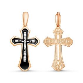 Золотая подвеска КЮЗ Del'ta D080387 с эмалью D080387 фото