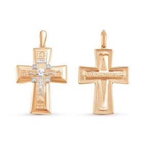 Золотая подвеска КЮЗ Del'ta D080436 с фианитом D080436 фото