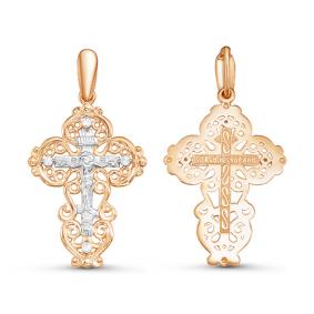 Золотая подвеска КЮЗ Del'ta D080447 с фианитом D080447 фото