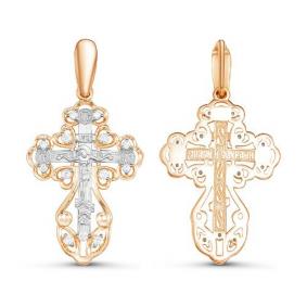 Золотая подвеска КЮЗ Del'ta D080452 с фианитом D080452 фото