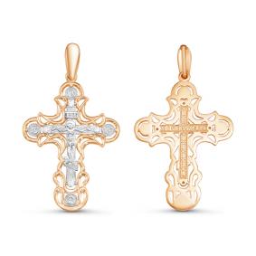 Золотая подвеска КЮЗ Del'ta D080454 с фианитом D080454 фото