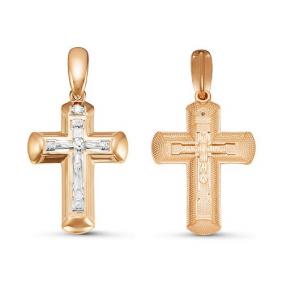 Золотая подвеска КЮЗ Del'ta D080566 с фианитом D080566 фото