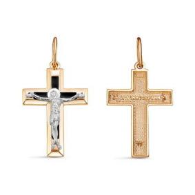 Золотая подвеска КЮЗ Del'ta D080663 с эмалью D080663 фото