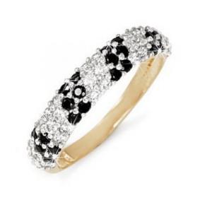 Золотое кольцо КЮЗ Del'ta D110072 с фианитом D110072 фото