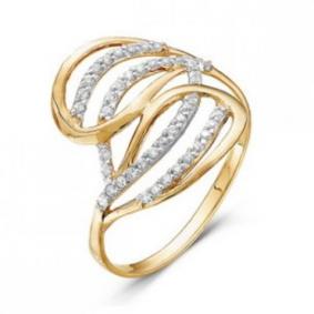 Золотое кольцо КЮЗ Del'ta D110999 D110999 фото