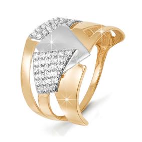 Золотое кольцо КЮЗ Del'ta D112793 с фианитом D112793 фото