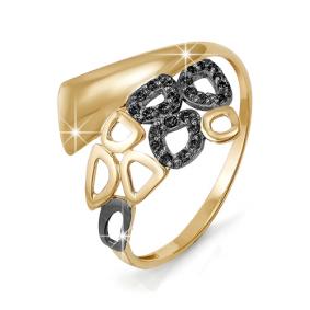 Золотое кольцо КЮЗ Del'ta D112833 с фианитом D112833 фото