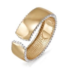 Золотое кольцо КЮЗ Del'ta D113302 с фианитом D113302 фото