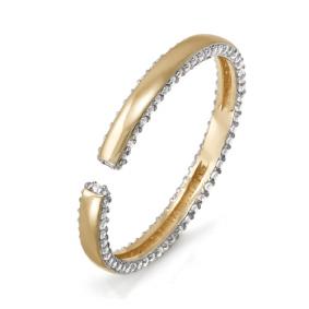 Золотое кольцо КЮЗ Del'ta D113304 с фианитом D113304 фото