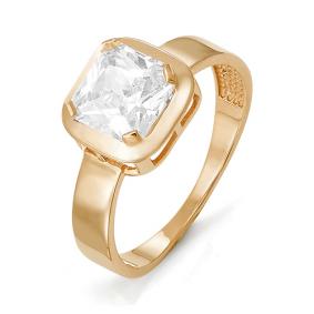 Золотое кольцо КЮЗ Del'ta D113327 с фианитом D113327 фото