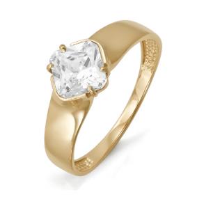 Золотое кольцо КЮЗ Del'ta D113362 с фианитом D113362 фото