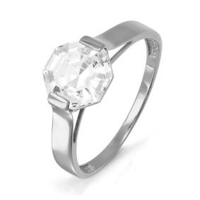 Кольцо из белого золота КЮЗ Del'ta D113444 с фианитом D113444 фото