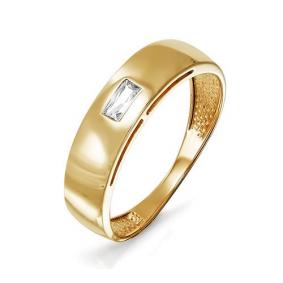 Золотое кольцо КЮЗ Del'ta D113908 с фианитом D113908 фото