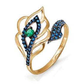 Золотое кольцо КЮЗ Del'ta D113984 с кварцем D113984 фото