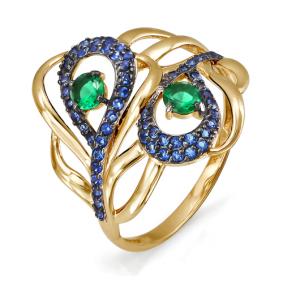 Золотое кольцо КЮЗ Del'ta D114000 с кварцем D114000 фото