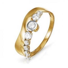 Золотое кольцо КЮЗ Del'ta D114529 D114529 фото