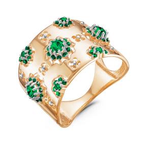 Золотое кольцо КЮЗ Del'ta D115847 с кварцем D115847 фото