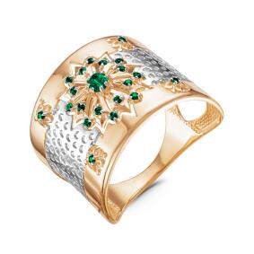 Золотое кольцо КЮЗ Del'ta D115849 с кварцем D115849 фото