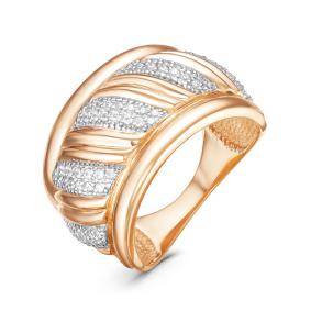 Золотое кольцо КЮЗ Del'ta D116041 с фианитом D116041 фото