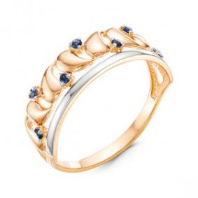 Золотое кольцо КЮЗ Del'ta D116191 с кварцем D116191 фото