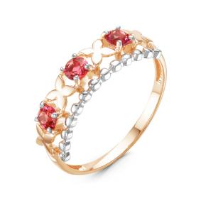 Золотое кольцо КЮЗ Del'ta D116200 с кварцем D116200 фото