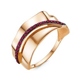 Золотое кольцо КЮЗ Del'ta D117122 с кварцем D117122 фото