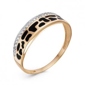 Золотое кольцо КЮЗ Del'ta D118926 с фианитом D118926 фото