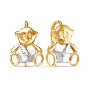 Золотые серьги КЮЗ Del'ta D120670 D120670 фото