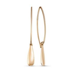 Золотые серьги КЮЗ Del'ta D127542 D127542 фото