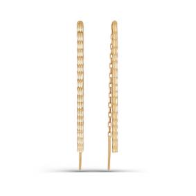 Золотые серьги КЮЗ Del'ta D140074 D140074 фото