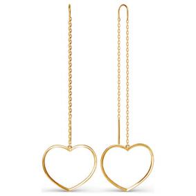 Золотые серьги КЮЗ Del'ta D140127 D140127 фото