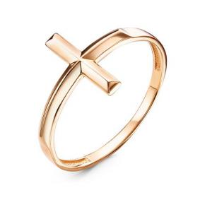 Золотое кольцо Крест КЮЗ Del'ta D2102616 D2102616 фото