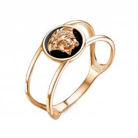 Золотое кольцо КЮЗ Del'ta D2105263 с эмалью D2105263 фото