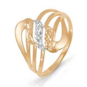 Золотое кольцо КЮЗ Del'ta D210581 D210581 фото