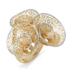 Золотое кольцо КЮЗ Del'ta D210598 D210598 фото