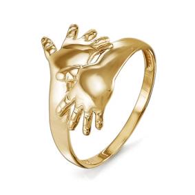 Золотое кольцо Ручка младенца КЮЗ Del'ta D210896 D210896 фото