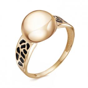 Золотое кольцо КЮЗ Del'ta D212068 с эмалью D212068 фото