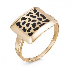 Золотое кольцо КЮЗ Del'ta D212083 с эмалью D212083 фото