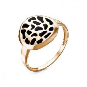 Золотое кольцо КЮЗ Del'ta D212091 с эмалью D212091 фото