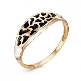 Золотое кольцо КЮЗ Del'ta D212094 с эмалью D212094 фото