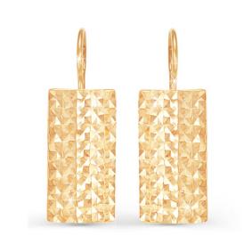 Золотые серьги КЮЗ Del'ta D220185 D220185 фото